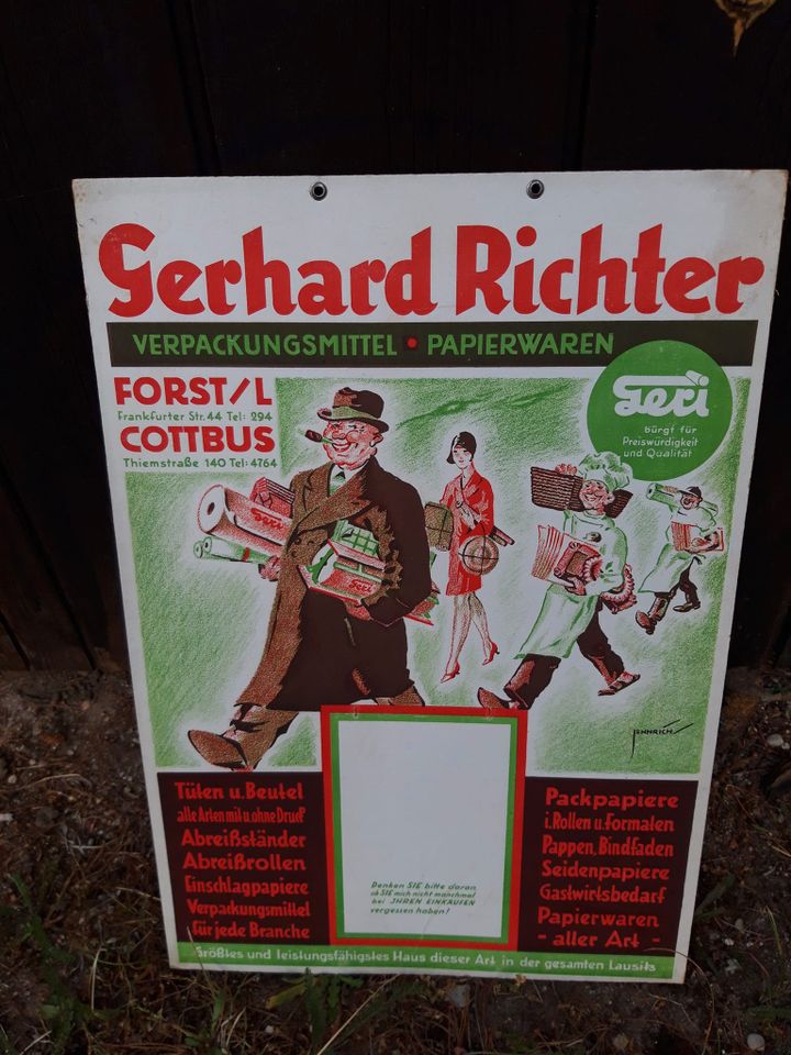 Alter Werbung Forst Cottbus in Doberlug-Kirchhain