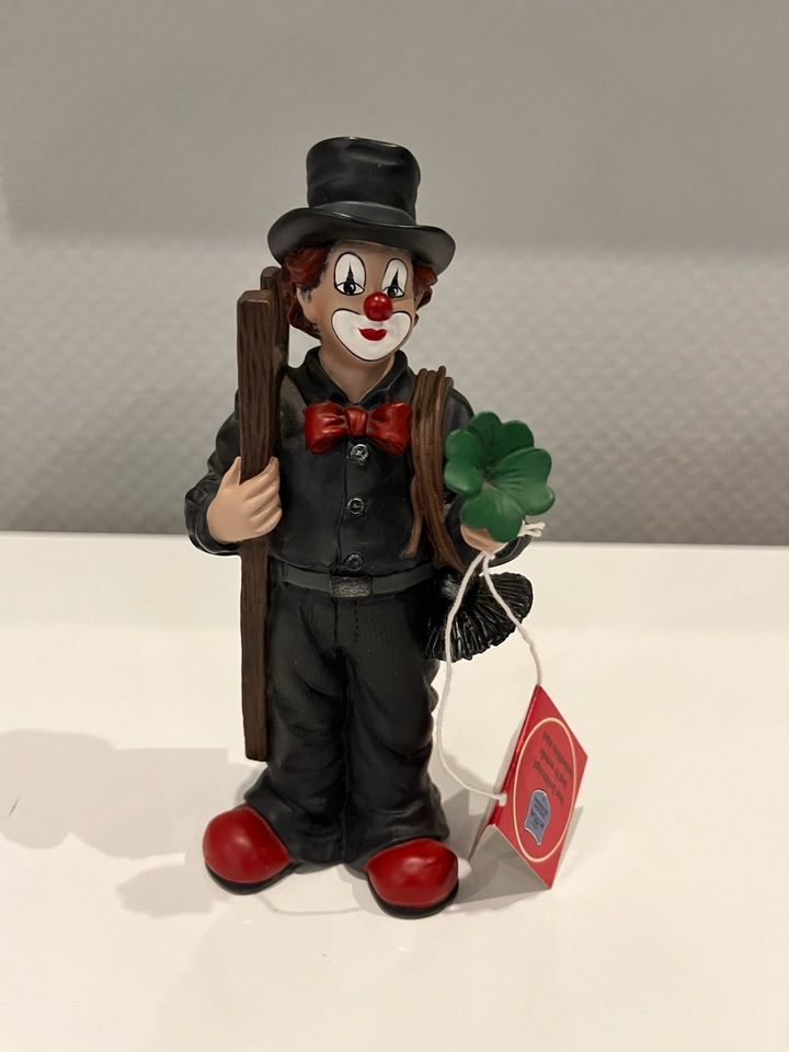 Gilde Clown Figur handbemalt Schornsteinfeger -OVP- in Weilerbach