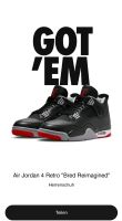 Nike Air Jordan 4 Retro "Bred reimagined" Größe 41 US8 Nordrhein-Westfalen - Gütersloh Vorschau