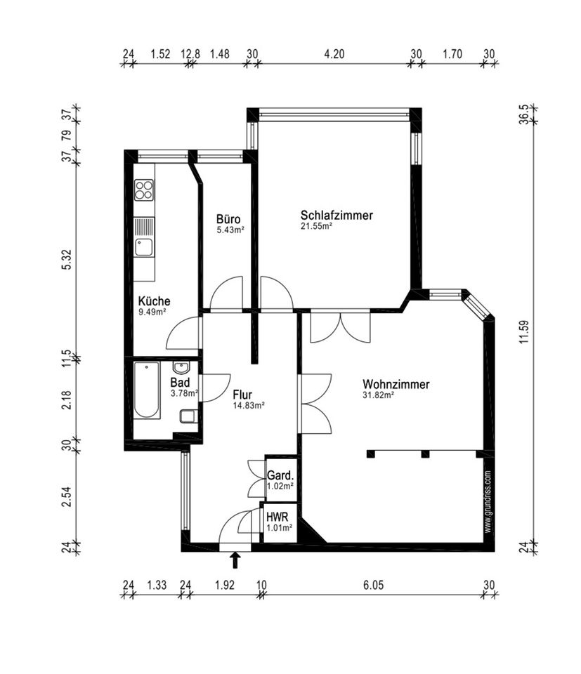 Traumhafte Kaiserzeit-Wohnkultur: Lichtdurchflutete 3-Zimmer-Wohnung mit edlen Details und Charme in Berlin