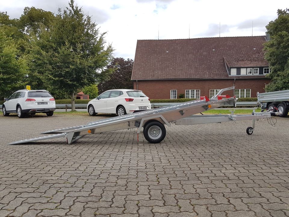 Pongratz L-AT 350 G-K 1,5t Autotransportanhänger kippbar in Lüdersfeld