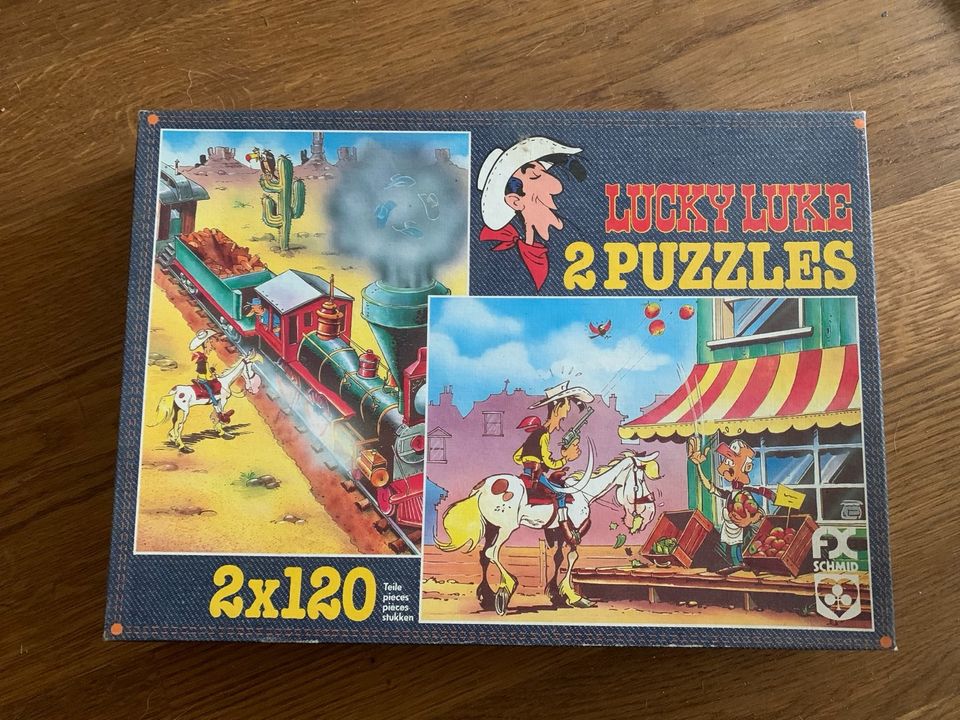 Lucky Luke Puzzle 2x120 80er 90er in Kaarst