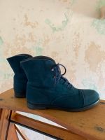 Dunkelblaue Wildlederschuhe Stiefeletten Stiefel Berlin - Schöneberg Vorschau