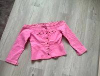 Oberteil Bluse im Jeans Jacke Stil Original 90er pink rosa M Baden-Württemberg - Rottweil Vorschau