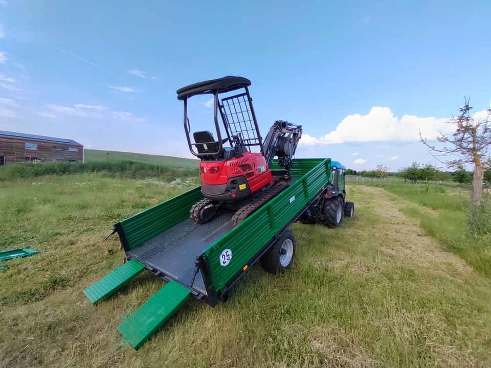 NEU! EDK und Tieflader in einem 6,0 T 400x200 cm in Sommerach