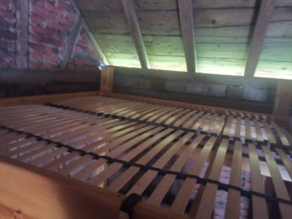 Doppelhochbett - Holz massiv Schreinerarbeit inkl. Lattenroste in Sinn