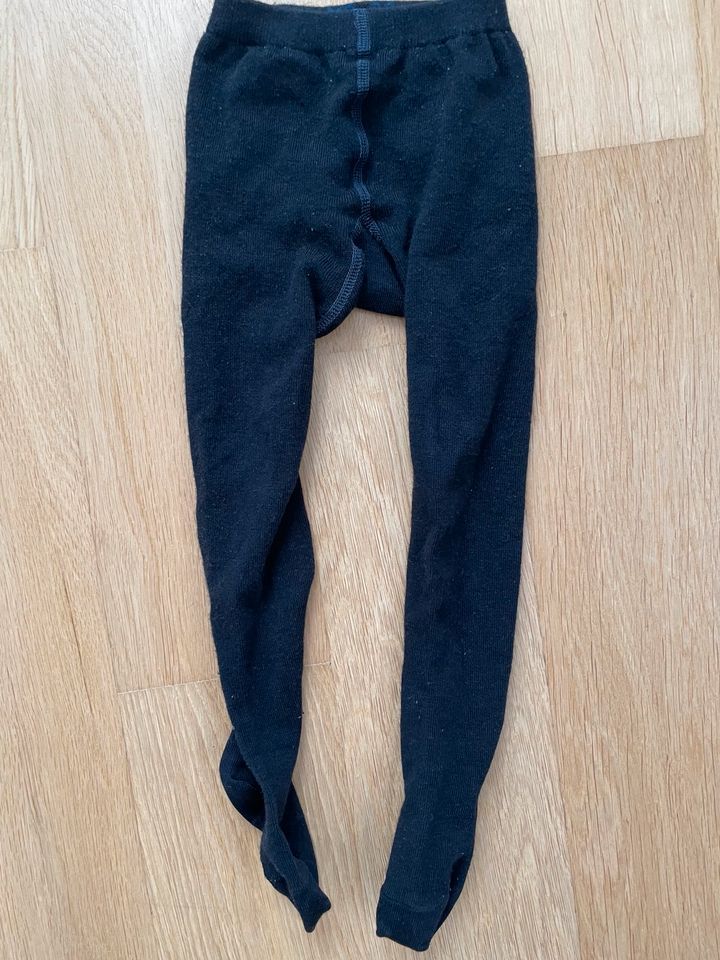 MP Strumpfhose Schwarz mit Wolle Superwash 90 in Oberursel (Taunus)