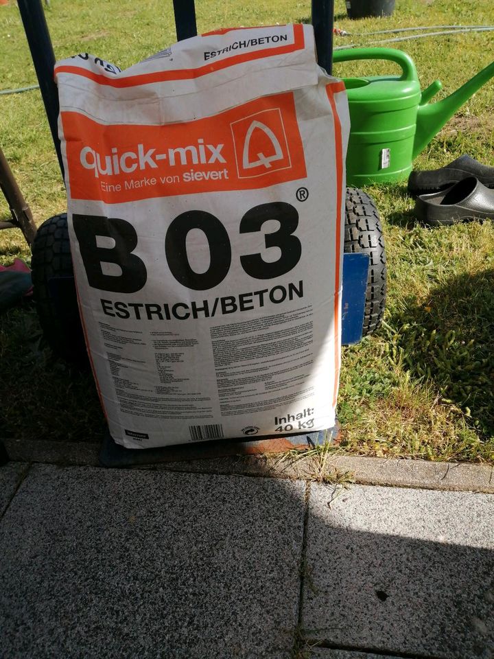 40kg Estrich Beton, neu in Westerrönfeld