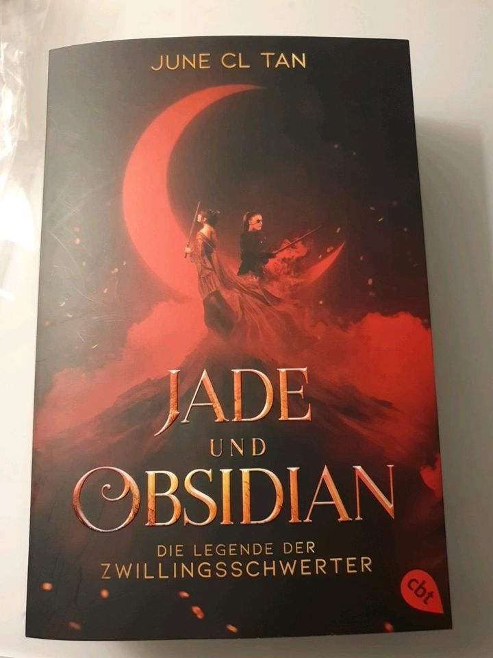 Buch Jade und Obsidian, Fantasy mit Farbschnitt, in Mettmann