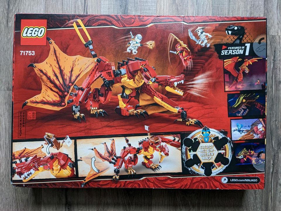 LEGO 71753 NINJAGO Kais Feuerdrache Neu in Hainichen