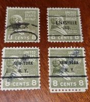 8 Cent Van Buren 1938 Precancel&Cancel Briefmarken USA Hessen - Dreieich Vorschau