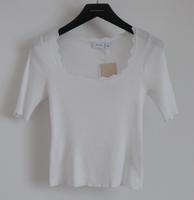 VILA Strick-Top Pulli Shirt Kurzarm weiß XS 34 Neuzustand NP 40 € Brandenburg - Potsdam Vorschau