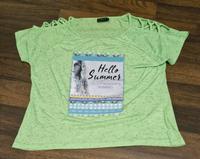 Damen-Shirt, Cut out, Gr. 44, von Janina, Neon grün Niedersachsen - Embsen Vorschau