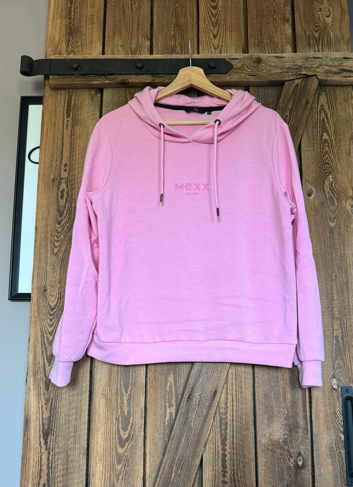 Mexx Hoodie Pullover neon rosa pink in Treuen