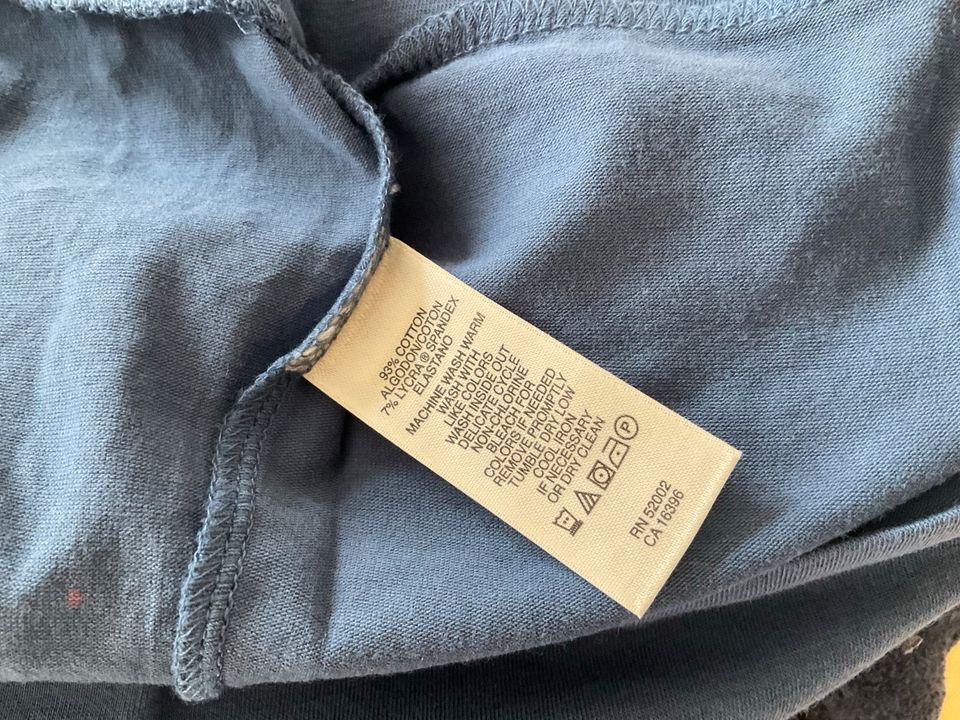 Shirt stahlblau von DKNY Jeans aus USA in Schorndorf