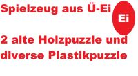 +23774+ Ü-Ei 2 Holz Puzzle; viel Hartplastik Puzzle ab 90er Jahre Kreis Ostholstein - Heiligenhafen  Vorschau