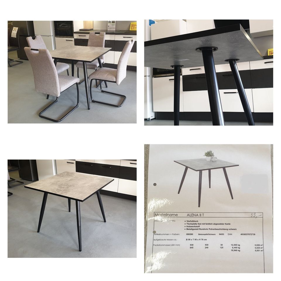 ❌ SOFORT ABHOLBEREIT / ⭐️ NEU - Essgruppe - Esstisch Stühle Küche Esszimmer Sitz Bank Tisch Sitzbank in Pampow