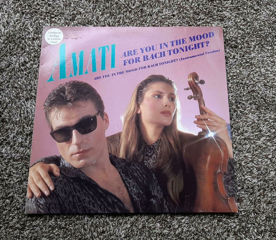 Amati are you in the mood for bach tonight weißes vinyl lp in Frielendorf