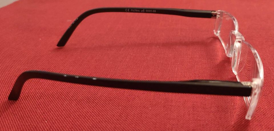 Neu Lesebrille Flexbügel randlos schwarz Lesehilfe +3,5 Dioptrien in Wuppertal