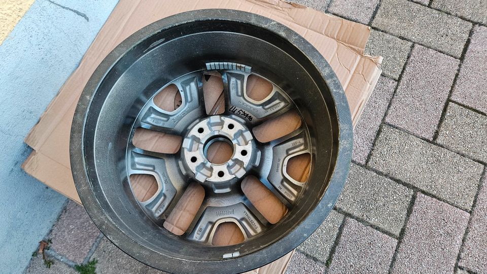 1x original Alufelge 17" ET40 Chrysler JEEP Compass 5VC26TRMAA in Philippsburg