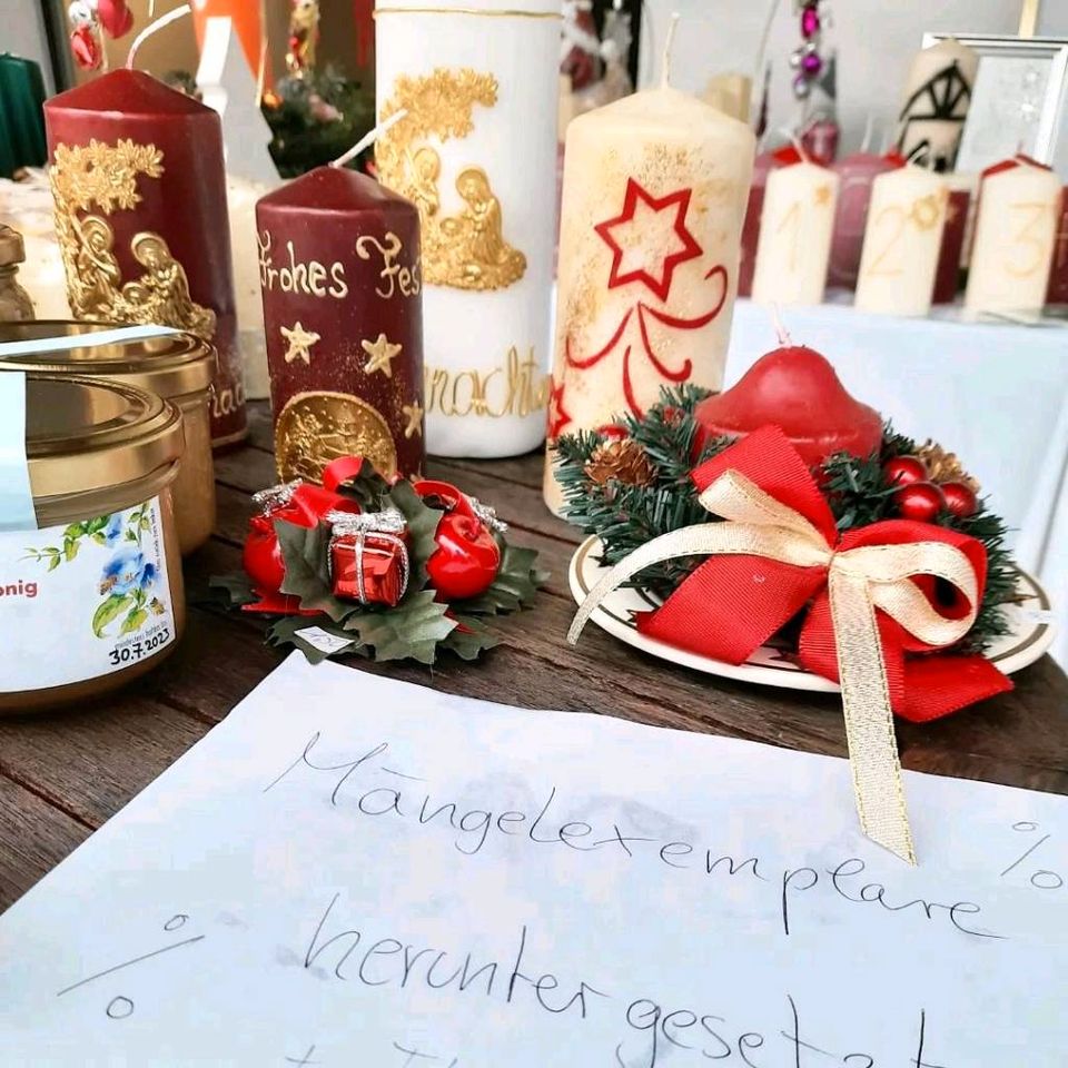 Sonderangebot Weihnachten Advent Geschenk Kerzen Weihnachtskerzen in Reichertsheim