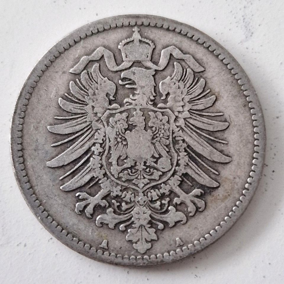 1 Mark 1876  A  Silber  Erhaltung münzen sammlung in Ronnenberg