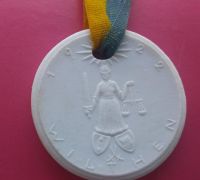 Medaille , Porzellan  von 1922 Sachsen - Kirschau Vorschau