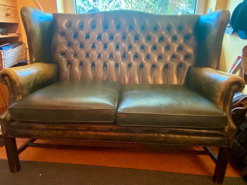 Chesterfield Sofa grün Vintage in Oldenburg