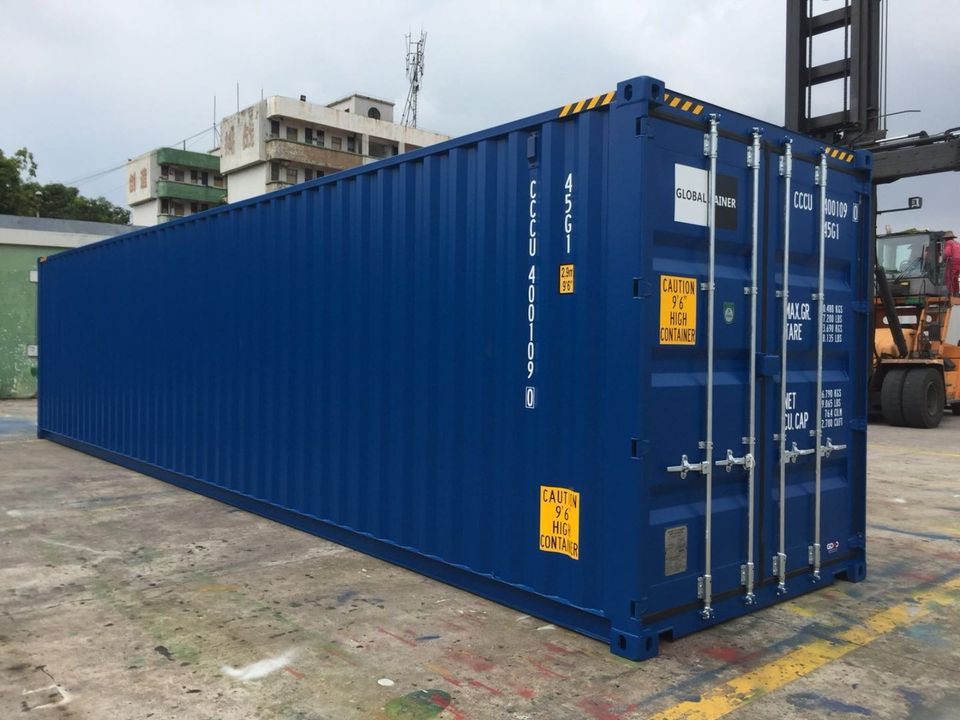 40 Fuß High Cube Seecontainer / Lagercontainer / NEU / Blau in Hamburg