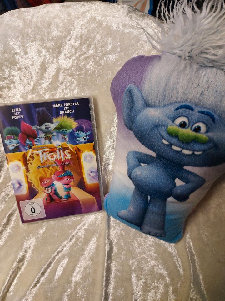 Trolls Gemeinsam Stark DVD und Kissen in Kiel