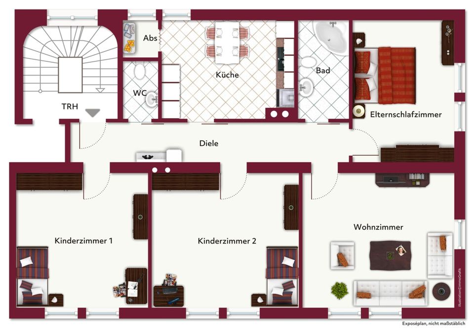 Ihr neues Zuhause: 4-Zimmer Wohnung in zentraler Lage in Schweinfurt