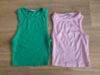 2 Tops (grün und pink mit Stern) Zara und New Yorker Frankfurt am Main - Kalbach Vorschau