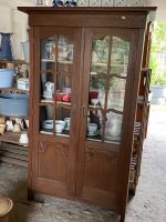 Vitrine Geschirrschrank Bücherschrank antik Niedersachsen - Lübbow Vorschau