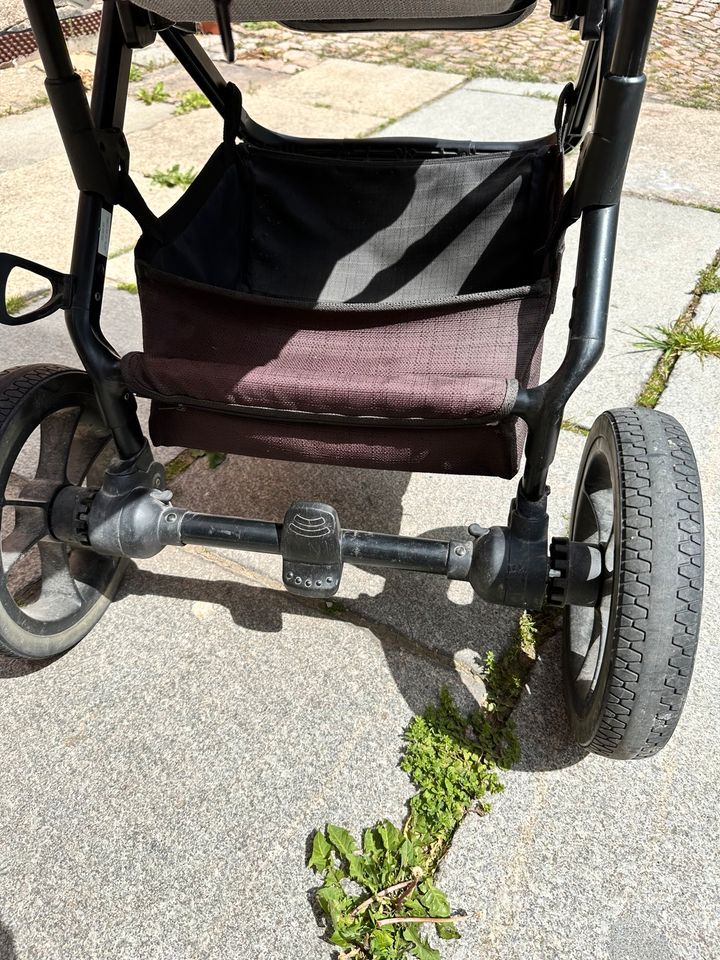 Kombi Kinderwagen Moon Lusso Grau in Kirchberg