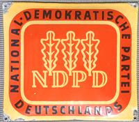 Org. NDPD Email Schild DDR Ostalgie Hessen - Liederbach Vorschau