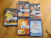 5 x Playstation 2 PS 2 Singstar Spiele Paket Niedersachsen - Braunschweig Vorschau