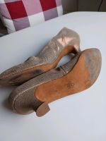 Tanzschuhe Standard, Gr. 8 goldfarben Nordrhein-Westfalen - Olfen Vorschau