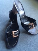 PRADA PANTOLETTE wie neu! Schwarz Lack, Size 39 Hessen - Bad Homburg Vorschau