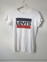 Levis T Shirt weiß rot blau S Niedersachsen - Delmenhorst Vorschau