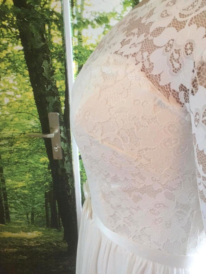 Hochzeitskleid, Größe 42/44, langes Kleid, Standesamt Kleid in Koblenz