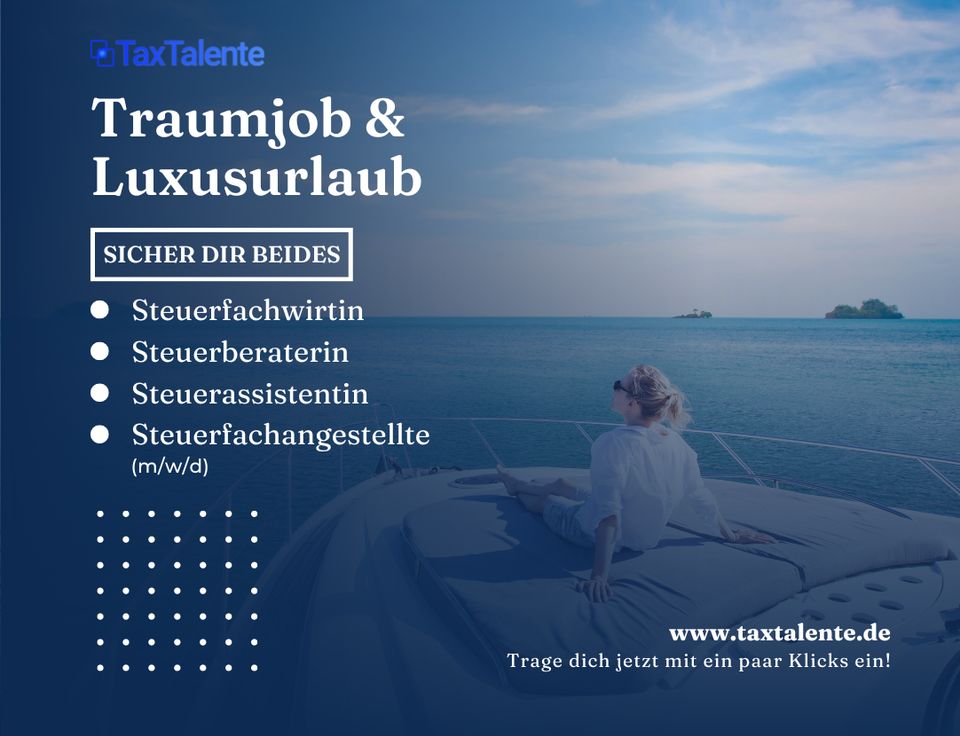 Traumurlaub & Traumjob in der Steuerberatung in Gütersloh in Gütersloh