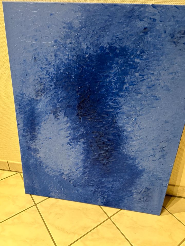 Bild auf Keilrahmen  Traum in Blau mit Glitzer in Erkelenz