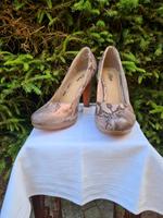 S.Oliver Schuhe Pumps High Heels 39 rosa braun beige Rheinland-Pfalz - Simmern Vorschau