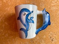 Neue Delphintasse Delfintasse blau/weiß München - Maxvorstadt Vorschau