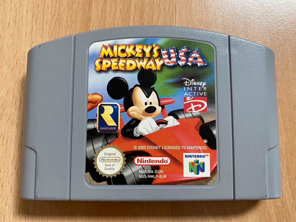 Mickeys Speedway USA in OVP + Anleitung für Nintendo 64 N64 in Laufach