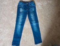 Jeans strass glitzer 128 dopodopo neu stretch Thüringen - Schmoelln Vorschau