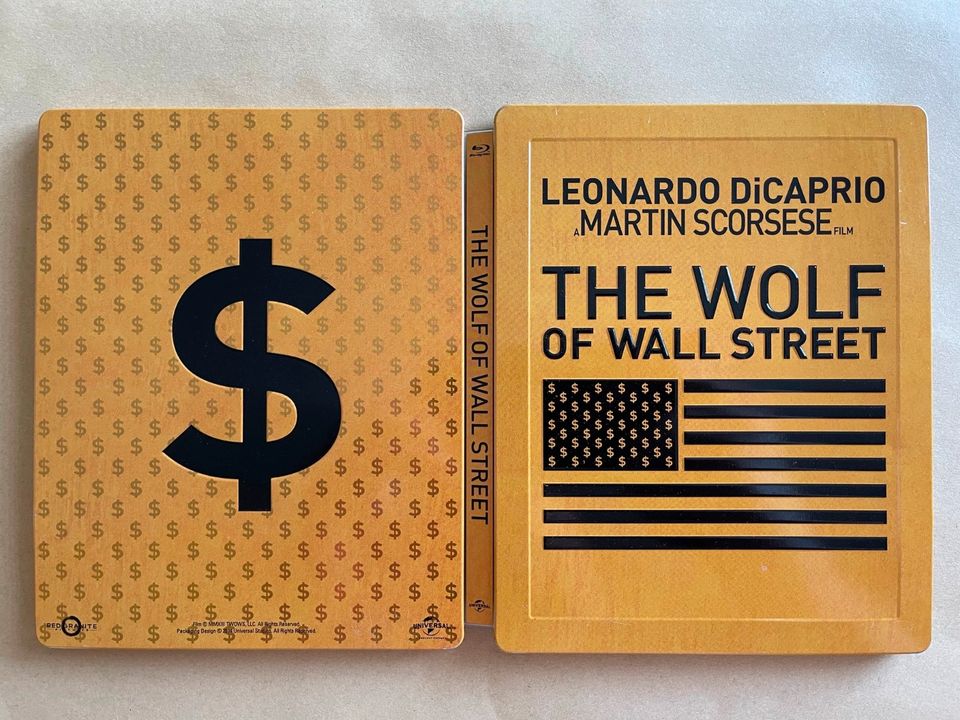 The Wolf of Wall Street - Steelbook mit Prägung - TOP Auktion in Ergolding