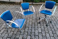 Designer Büro Stühle Aluminium & Leder- 1 Stuhl auf Rollen Rheinland-Pfalz - Bonefeld Vorschau