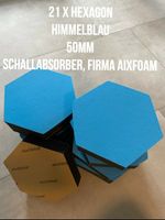 Selbstklebende Schallabsorber 10x Hexagon 50mm Himmelblau AixFOAM Rheinland-Pfalz - Windesheim Vorschau