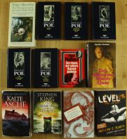 Roman Thriller Buch Stephen King Edgar Allan Poe Agatha Christie Niedersachsen - Elze Vorschau